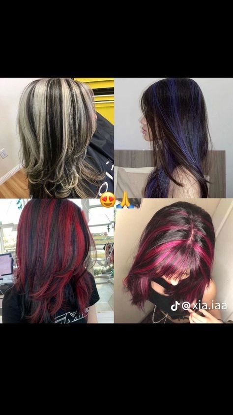 Swag Hairstyles, Y2k Hair, Hair Color Underneath, Red Hair Inspo, Wine Hair, Hair Inspiration Long, Hair Color Streaks, Bangs With Medium Hair, Hair Streaks