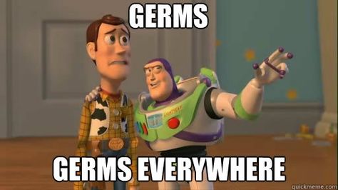 germs....germs everywhere Toy Story Meme, Friendship Drawing, Friendship Memes, National Best Friend Day, Best Friend Day, Friendship Humor, Friends Day, Friend Memes, Memes Humor