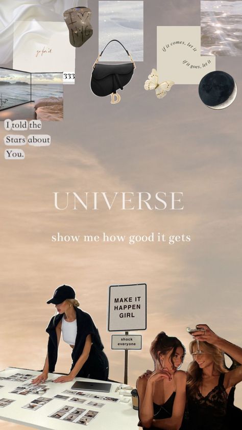 Universe, show me How good it gets Universe Show Me How Good It Gets, Manifesting Iphone, Universe Show Me, Background Universe, Phone Background, Make It Happen, Show Me, Dream Life, Iphone Wallpaper