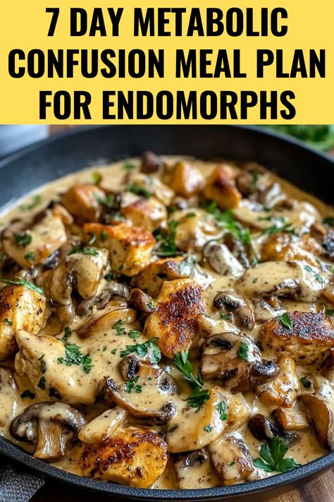 Metabolic Confusion Meal Plan for Endomorphs Metabolic Confusion Carb Cycling, Carb Confusion Eating Plans, Endomorph Macros Women, Endomorph Dinner Recipes, Pro Metabolic Recipes Breakfast, Endomorph Diet Recipes, Metabolism Boosting Meals, Metabolism Confusion Meal Plan, Metabolic Confusion Meal Plan For Endomorph Women