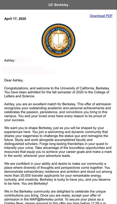 Congratulations University Acceptance, Uc Berkeley Acceptance Letter, Ivy League Acceptance Letter, Ucla Acceptance Letter, Berkley College, University Acceptance Letter, Berkley University, Congratulations Email, Ucla College