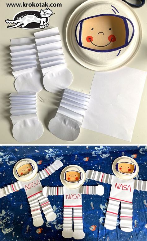 Mercury Crafts For Kids Planet, Astronaut Template, Astronaut Craft, Outer Space Crafts, Space Theme Classroom, Space Theme Preschool, Space Activities For Kids, Space Preschool, Kraftangan Prasekolah