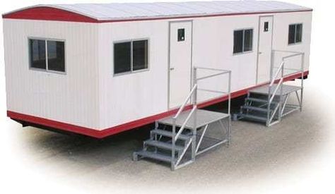 Mobile Office Trailers for Sale Mobile Office Trailer, Construction Trailer, Office Rental, Portable Office, Modern Prefab Homes, Portable Buildings, Prefab Cabins, Mobile Office, Beautiful Office