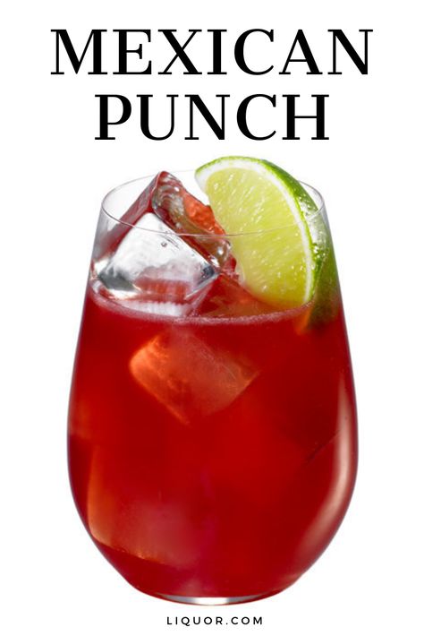 This Mexican Punch is the perfect Cinco de Mayo cocktail that is guaranteed to start any party. This easy to make punch is delicious and refreshing!' data-pin-url= Mexican Night Drinks, Big Batch Mexican Cocktails, Mexican Punch Recipe, Punch Recipes Alcoholic, Mexican Punch, Tequila Punch, Champagne Margarita, Yum Drinks, Grenadine Syrup