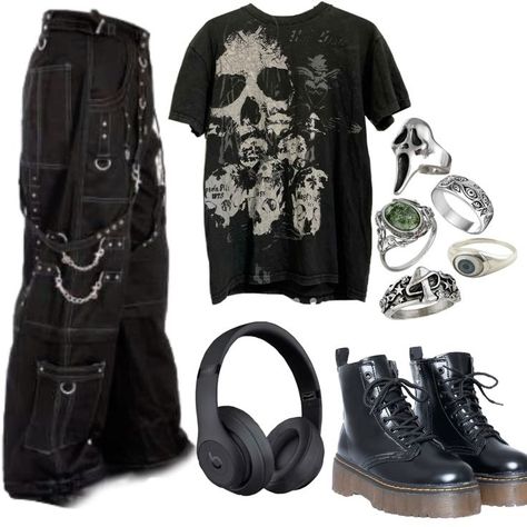 Styl Grunge, Grunge Fits, Alt Outfits, Boring Life, Emo Outfits, Type S, Punk Outfits, Swaggy Outfits, Alternative Outfits