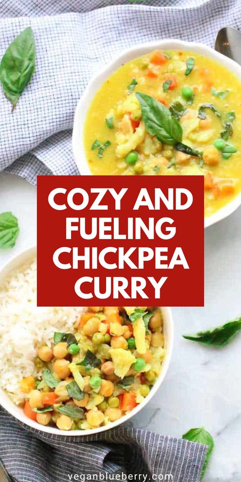 Make this slow cooker chickpea and cauliflower curry with coconut milk! It's one of our favorite low-calorie vegan soup recipes, healthy lunch ideas, and healthy dinner recipes. A decent source of protein, it’s quick, cheap, and a great option to meal prep for the week on a budget. Food is fuel, so add this to your list of cozy and comforting winter soup recipes and delicious soup recipes. Meatless Soups, Low Calorie Vegan, Dairy Free Soup, Winter Soup Recipe, Dinner Meal Prep, Cauliflower Curry, Coconut Milk Curry, Vegan Soup Recipes, Delicious Soup Recipes