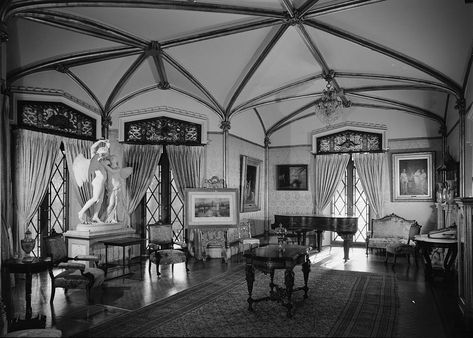 Lyndhurst Mansion, Tarrytown New York, Jay Gould, University Of Richmond, Hudson River Valley, Castle Mansion, Photo Display, English Country House, Drawing Room