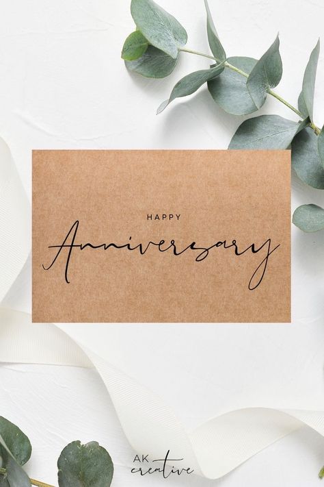 Wedding Anniversary Greeting Cards, Thank U Cards, Happy Anniversary Card, Anniversary Cards Handmade, Anniversary Cards For Husband, Calligraphy Cards, Floral Cards Design, Anniversary Art, Husband Birthday Card