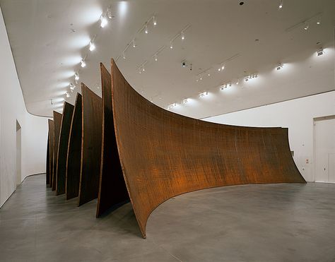 Richard Serra Collection Online Browse By Artist Richard Serra Guggenheim Museum Bilbao, Rodin Sculpture, Fish Gallery, Minimalist Artist, Sol Lewitt, Richard Serra, Weathering Steel, Public Sculpture, Guggenheim Museum