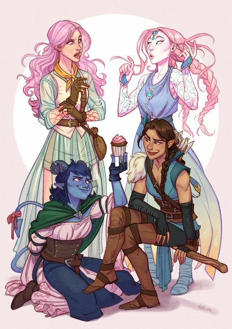 Critical Role Characters, Laura Bailey, Vox Machina, Critical Role Fan Art, Dungeons And Dragons Characters, Critical Role, Freelance Illustrator, Dnd Characters, Fantasy Character Design