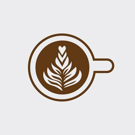 Download free vector of Cup of cappuccino with tree vector about coffee cup, coffee, latte art, coffee logo, and latte 503390 Coffee Graphics, Logo Design Coffee, Cafe Logo Design, Coffee Icon, Coffee Latte Art, Coffee Vector, Cup Logo, Tree Vector, Coffee Shop Logo