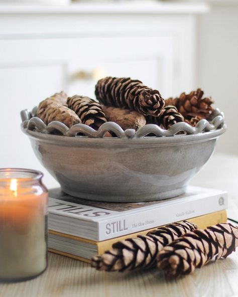 Autumn favourites and maybe a little Christmas surprise 🙈 sorry don’t look if you don’t want to see just yet! It’s all starting to arrive now, I love this time of year every delivery is so exciting and a little surprise as everything was ordered so long ago 🍂🤎 #autumndecor #autumn #christmasdecor #cosyhome #homestyling #homeinspo #smallbusiness Moss Bowl, Kitchen Island Styling, Grey Interiors, Rattan Tray, Dining Table Kitchen, Faux Floral Arrangement, Basket Tray, Coffee Table Styling, Grey Ceramics