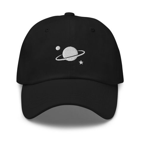 Cap Design For Men, Face Caps Designs, Cap Embroidery, Galaxy Hat, Cool Dad Hats, Cute Caps, Embroidery Caps, Stylish Caps, Hat Embroidery