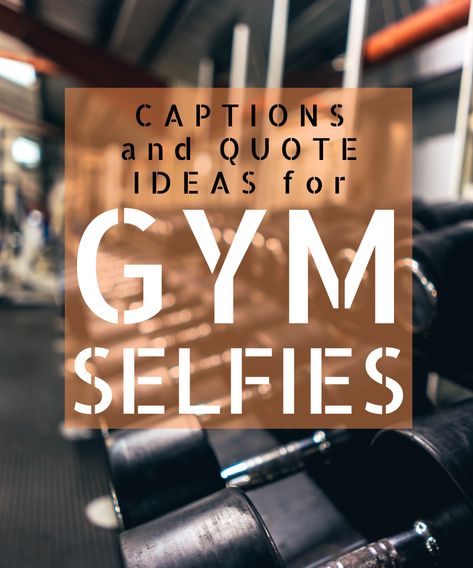 This is a collection of quotes and captions that you can use on your obligatory gym selfies, workout self-portraits, fitness pics, and exercise snapshots. Poses For Workout Pictures, Captions For Workout Pictures, Ig Workout Captions, Gym Ig Captions For Women, Workout Selfie Captions, Gym Captions For Women, Workout Captions Instagram For Women, Exercise Captions Instagram, Gym Workout Captions Instagram