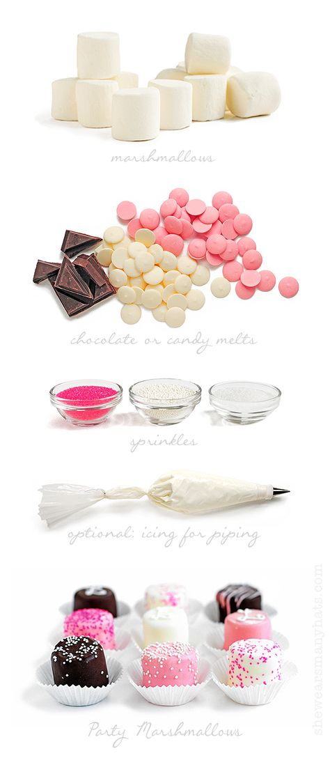 Chocolate Dipped Marshmallows, Marshmallow Dip, Marshmallow Pops, Easy Parties, Candy Table, Candy Melts, Pink Parties, Sweet Table, Chocolate Dipped