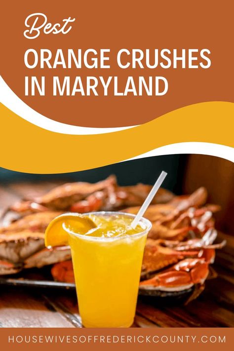 best Orange Crushes in Maryland Maryland Orange Crush Recipe, Orange Crush Recipe, Chesapeake City Maryland, Best Restaurants In Ocean City Md, Orange Crush Cocktail, Yum Drinks, Ocean City Maryland Restaurants, Maryland Ocean City, Ocean City Boardwalk Maryland