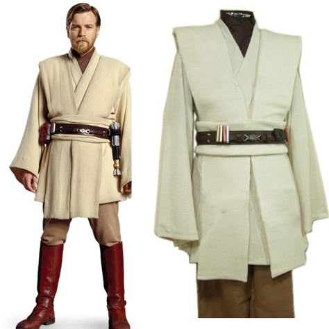 #Harrison #Ford #Star #Wars #Leather #Jacket Obi Wan Costume Diy, Harrison Ford Star Wars, Obi Wan Kenobi Costume, Jedi Belt, Star Wars Costume Ideas, Star Wars Finn, Star Wars Obi Wan Kenobi, Jedi Tunic, Jedi Robes