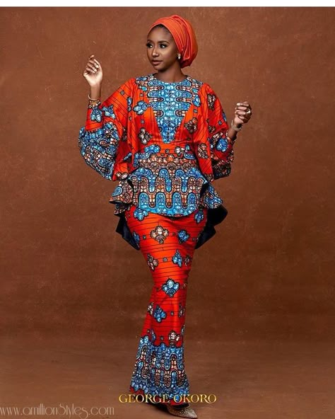 Latest Women’s Ankara Styles-Volume 39 – A Million Styles Hausa Ankara Skirt And Blouse, Latest Ankara Skirt And Blouse, Ankara Skirt And Blouse Styles, Unique Ankara Styles, Ankara Long Gown Styles, Ankara Skirt And Blouse, Latest Ankara, Latest Ankara Styles, Ankara Skirt