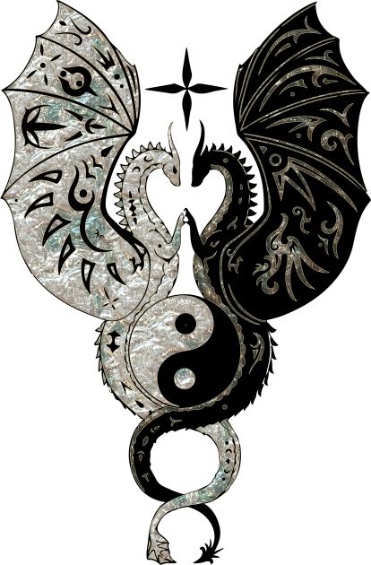 Dragons with the sing yin and yang -- Choose from our vast selection of Crewneck and V-Neck T-Shirts to match with your favorite design to make the perfect custom graphic T-Shirt. Pick your favorite: Classic, Relaxed Fit, V-Neck, Tri-Blend, Dolman Extra Soft Tri-Blend, Slouchy V-Neck, Slouchy, Premium, Heavyweight, Curvy, Ringer, and Curvy V-Neck. Customize your color! For men and women. Yin Yang Animals, Dragon Yin Yang Tattoo, Yin Yang Dragons, Airbrushing Ideas, Dragon Yin Yang, Yin Yang Dragon, Yin Yang Illustration, Vietnam Tattoo, Ying Yang Tattoo