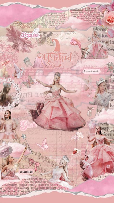 #glinda#wicked#wickedmovie#musical#wickedmusical#arianagrande#cynthiaerovo#aesthetic#pink#glindaaesthetic#wallpaper#vibe Wicked Aesthetic, Glinda Wicked, Elphaba And Glinda, Glinda The Good, Wicked Musical, Glinda The Good Witch, Ariana Grande Wallpaper, The Good Witch, Just She