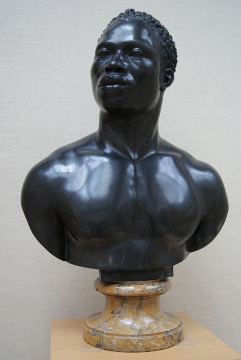 People of Color in European Art History — Studio of Francis Harwood (in Italy) Portrait... Black Samurai, Biblical Hebrew, African Sculptures, Realistic Eye, History Painting, Afrocentric Art, Getty Museum, Portrait Sculpture, European Art