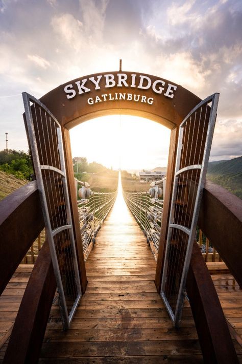 Gatlinburg Attractions, Tennessee Family Vacation, Tennessee Attractions, Gatlinburg Tennessee Vacation, Things To Do In Gatlinburg, Ober Gatlinburg, Tennessee Road Trip, Gatlinburg Vacation, Swinging Bridge