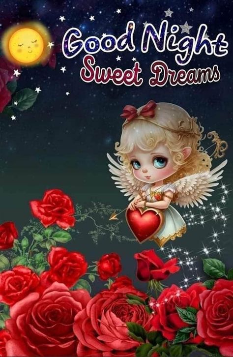 Sweet Good Night Images, Good Night Angel, Beautiful Good Night Messages, Good Night Blessings Quotes, Sweet Dreams My Love, Good Morning Love Gif, Beautiful Good Night Quotes, Good Night Funny, Good Evening Greetings