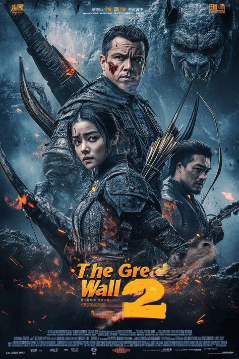 Andy Lau, Movie Logo Design, Willem Dafoe, Adventure Film, Japanese Movies, Matt Damon, Thriller Movies, January 25, Fantasy Movies