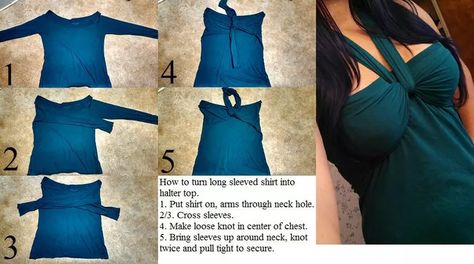 b77f01e62f31316ad5bd6c0c6afbd167.webp (736×410) How To Cut A Tshirt Cute, Diy Cut Shirts, Easy Diy Clothes, Diy Clothes Refashion, Upcycle Clothes Diy, Cut Clothes, Diy Clothes Design, Diy Vetement, How To Hang