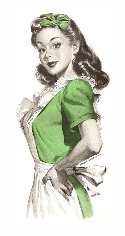 1950s housewife illustration - Google Search Vintage House Wife, 1950s Aesthetic, 50s Housewife, 1950s Housewife, 50s Art, 1950s Art, Women Illustration, Vintage Housewife, House Wife