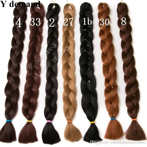 Mixing Hair Color, Braiding Hair Colors, Single Braid, Perfect Hair Color, Straight Hair Extensions, Box Braids Hairstyles For Black Women, Braid Hairstyle, Jumbo Braids, Protective Hairstyles Braids