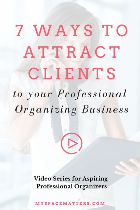 I’m sharing 7 ways to attract clients to your home organizing business. You have this gift and skill, but can you find enough customers to stay in business? Yes! This is a list of ways to get clients for your Professional Organizing Business.   #ProfessionaOrganizer #business #freetraining #marketing Professional Organizer Marketing, Organizing Logo Design, Home Organization Business, Professional Organizer Business Cards, Home Organizing Business, Organizing Business Ideas, Business Marketing Gifts, Professional Organizing Tips, Organizer Business