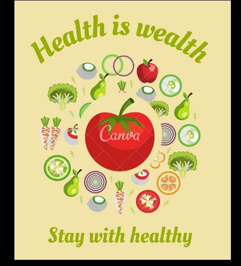 Health is wealth Health Is Wealth Poster Drawing, Health Is Wealth Poster, Best Success Quotes, Health Images, Colorful Borders Design, Health Is Wealth, Awareness Poster, Colorful Borders