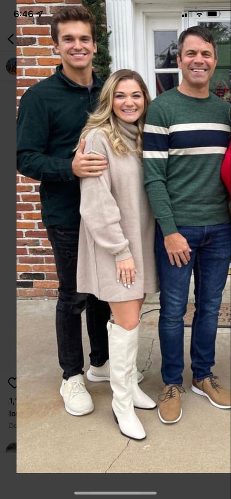 Abby Howard, Sweater Dress And Boots, Dress And Boots, Cold Weather Outfit, Proverbs 31, Sister In Law, College Graduation, Proverbs, Cold Weather