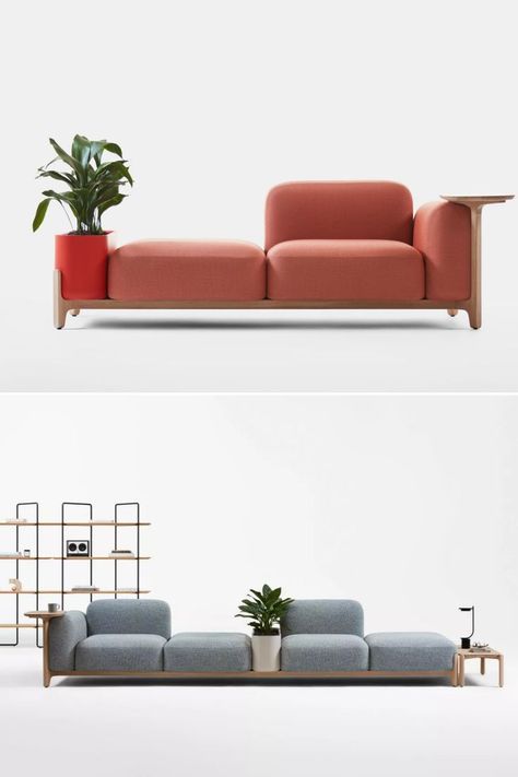 Benjamin Hubert Designs Two New Modular Sofa Systems for Prostoria Modern Sofa Designs, House Furniture Design, Modular Furniture, Coworking Space, The Taste, Modern Sofa, Modular Sofa, Sofa Design, Home Furniture