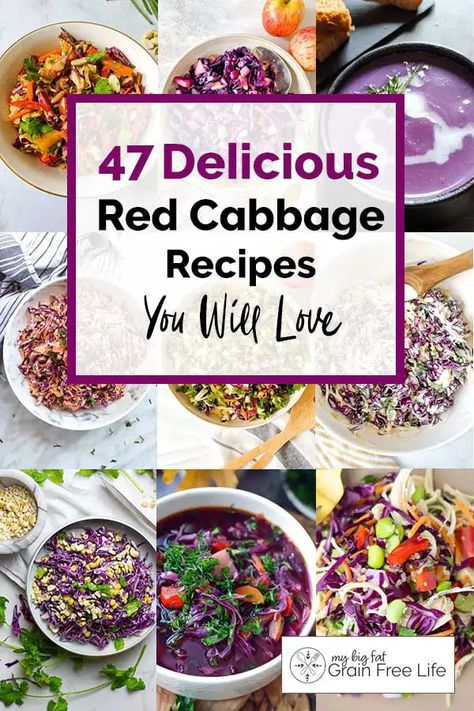 Cooked Red Cabbage Recipes Healthy, Recipe Red Cabbage, Healthy Red Cabbage Recipes, Meals With Red Cabbage, What To Make With Red Cabbage, What To Do With Red Cabbage, Recipes For Red Cabbage, Sauteed Red Cabbage Recipes, Recipes Using Red Cabbage