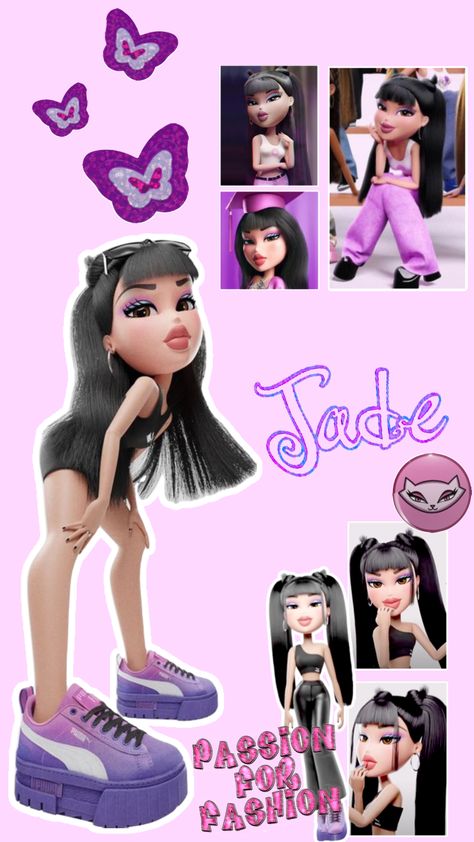 #bratz #jade #jadebratz #magazine #y2k Jade Bratz Aesthetic, Magazine Y2k, Bratz Aesthetic Outfit, Jade Bratz, Bratz Jade, Bratz Aesthetic, Black Bratz Doll, Bratz Doll Outfits, Bratz Girls