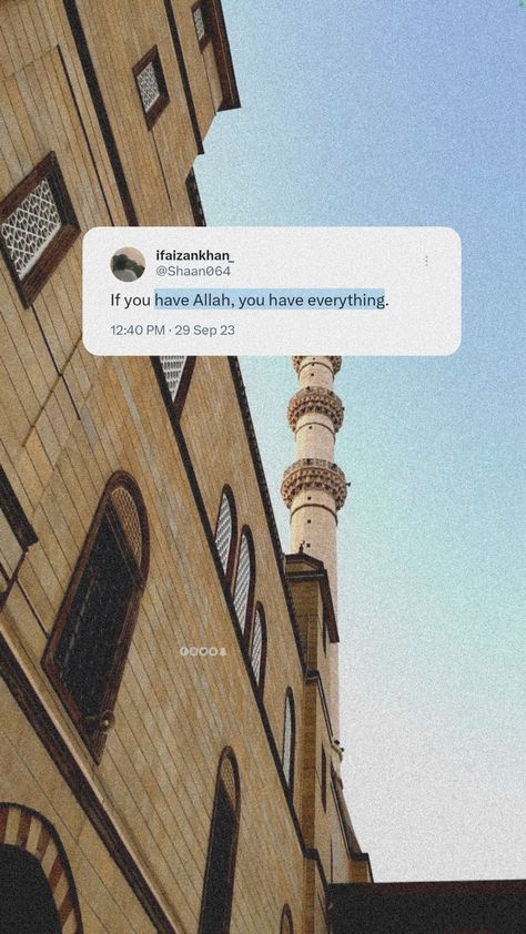 If you have Allah, you have everything. Allah Will Fix Everything, Mind Quotes, Beautiful Mind, Mindfulness Quotes, Beautiful Mind Quotes, Me Quotes, Quotes, Quick Saves