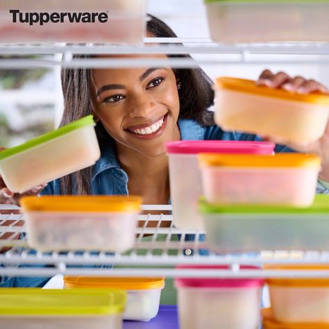 Organize your freezer beautifully with FreezerMates Plus containers! Tupperware Storage, Relish Recipes, Storage Products, Kitchen Refresh, Freezer Burn, Airtight Containers, Space Saving Solutions, Cooking Tools, Tupperware