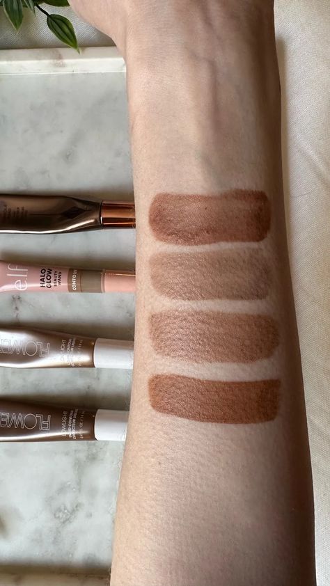 Charlotte Tilbury Light Medium Hollywood Contour Wand Dupes - All In The Blush Hollywood Contour Wand, Contour Wand, Liquid Contour, Flower Beauty, Charlotte Tilbury, Sephora, Blush, Hollywood, Makeup