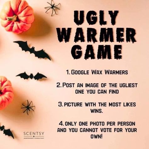 Scentsy Halloween, Scentsy Posts, Scentsy Party Games, Scentsy Pictures, Scentsy Games, Scentsy Facebook Party, Scentsy Facebook, Scentsy Marketing, Fb Games