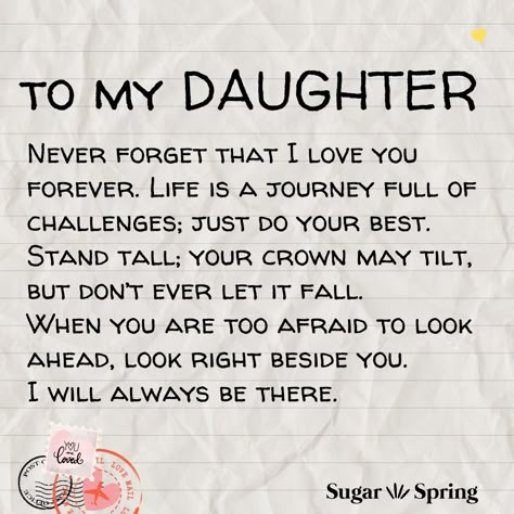 Beautiful Daughter Quotes, Quotes For Daughters, Inspirational Quotes For Daughters, Love You Daughter Quotes, Love My Daughter Quotes, My Daughter Quotes, Love Is All We Need, Love My Daughter, Gifts For Daughters