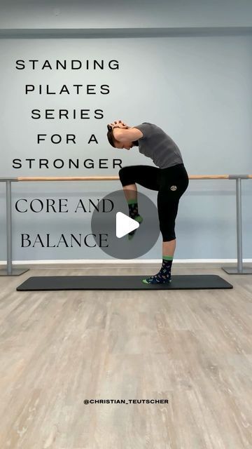 Christian on Instagram: "👉Standing Pilates Series for a Stronger Core and Balance‼️👇

✨ Add some variety to your Pilates routine with these standing moves!

🔆 These exercises are great for core strength, balance, and flexibility—all while standing. 

🌟 Try incorporating them into your routine for a full-body challenge! 💪
-
.
.
.
.
.
-
#standingpilates #pilates #balanceexercise #standingabsworkout #standingexercises #coreworkout #pilatesathome #balancetraining #warmupexercises #performancefitpilates #perfitlyyou #standingworkout #lowimpactworkout #nuernberg #nuernberg_de #nürnberg_de #nürnbergs_versteckte_ecken #nürnbergcity #pilatesnürnberg" Standing Pilates, Standing Workout, Stronger Core, Standing Ab Exercises, Pilates At Home, Pilates Routine, Body Challenge, Balance Exercises, Workout Warm Up