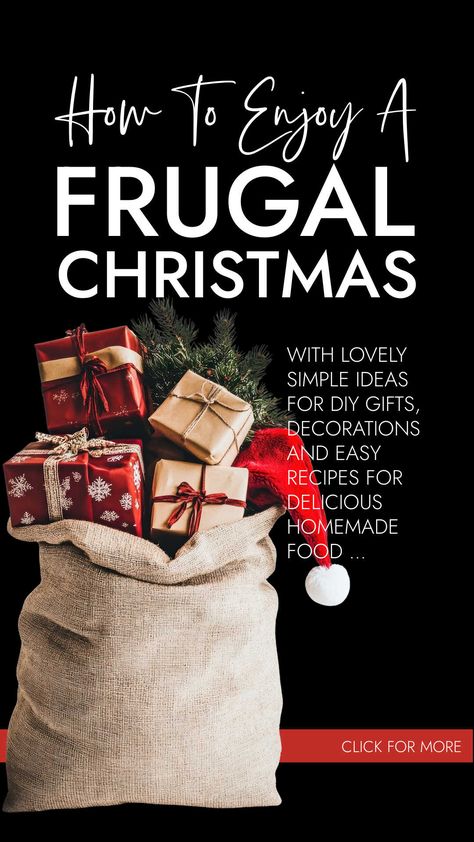 Over 75 lovely ways to enjoy a frugal Christmas on a budget including money saving DIY gifts and decorations PLUS delicious homemade Christmas recipes you can make quickly, cheaply and easily on a tight budget. Frugal Christmas Ideas, Cheap Diy Christmas Decorations, Frugal Christmas Gifts, Christmas Decor Diy Cheap, Budget Friendly Christmas Gifts, Google Sheets Templates, Monthly Budgeting, Christmas Gift Ideas For Friends, Frugal Christmas