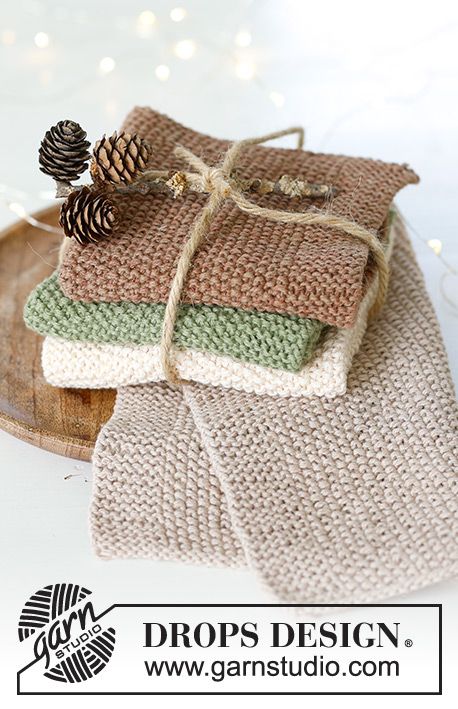 Seasonal Bites / DROPS Extra 0-1574 - Free knitting pattern Crochet Washcloth Pattern, Magazine Drops, Knitted Washcloths, Dishcloth Crochet Pattern, Washcloth Pattern, Crochet Washcloth, Calendar 2022, Knit Dishcloth, Drops Patterns