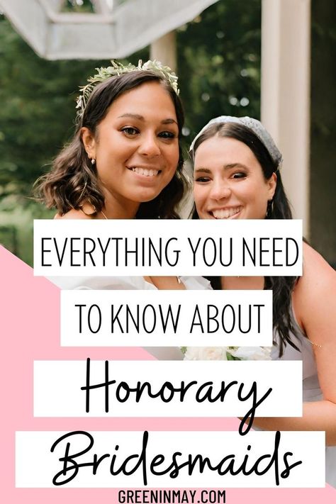 Here is how to choose an honorary bridesmaid and their duties Honorary Bridesmaid, Bridesmaid Duties, Best Part Of Me, Party Planning, Bachelorette Party, Self Improvement, Bridal Party, Bridal Shower, Need To Know