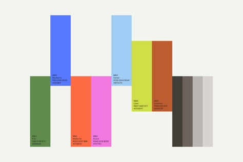 M&X on Behance Accessible Color Palette, Trending Color Palettes 2024, Color Interaction, Color Palette Graphic Design, Speculative Design, Community Projects, Hex Color Palette, Brand Color Palette, Bold Color Palette