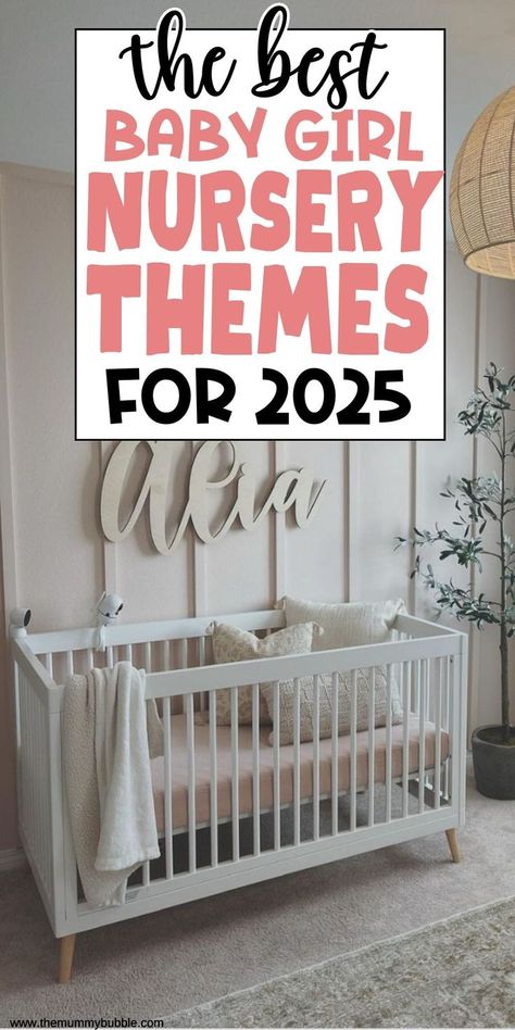 girl nursery themes Baby Girl Room Ideas, Girl Room Ideas, Feminine Girl, Girl Nursery Themes, Girl Nursery Room, Chic Baby, Baby Girl Nursery