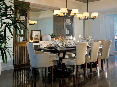 http://www.hgtv.com/designers-portfolio/room/traditional/dining-rooms/1863/index.html#/id-845/room-dining-rooms?soc=pinterest Staging Inspiration, Small Open Kitchens, Designers Portfolio, Contemporary Dining Room Design, Chicago Bungalow, Dining Room Renovation, Farmhouse Dining Rooms Decor, Traditional Dining Rooms, Dining Room Contemporary