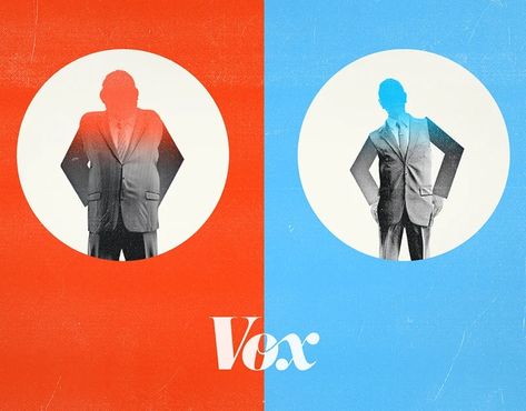 Two Parties - Vox :: Behance Vox Animation, Network Graphic Design, Vox Design, Mac Hacks, Hero Illustration, Aesthetic Frames, Collage Animation, Edit Png, Apocalypse Character